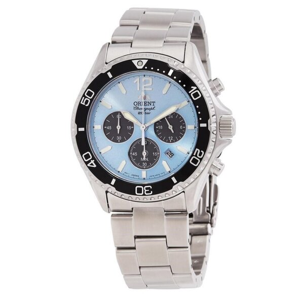 NWT Authentic Orient Sports Solar Powered Chronograph Men's Watch - Picture 1 of 3